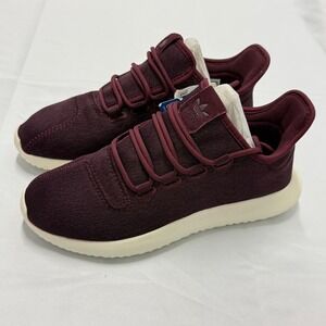 Adidas Tubular Shadow W Maroon Burgundy Womens Sneakers CQ2461 Size 6.5 NEW